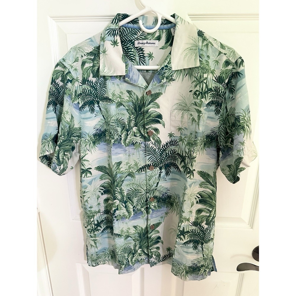 tommy bahama silk shirt medium